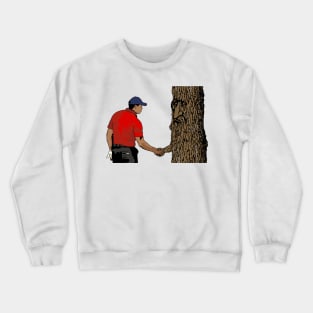 Woods Meets Wood Crewneck Sweatshirt